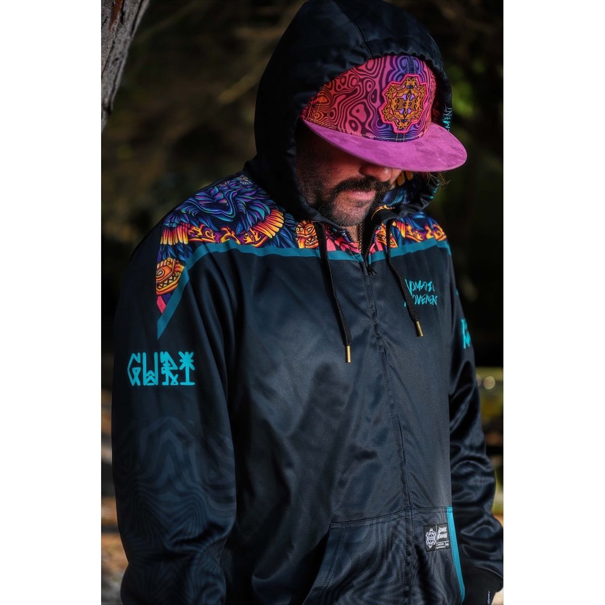 Guri~Bear Zip Hoodie