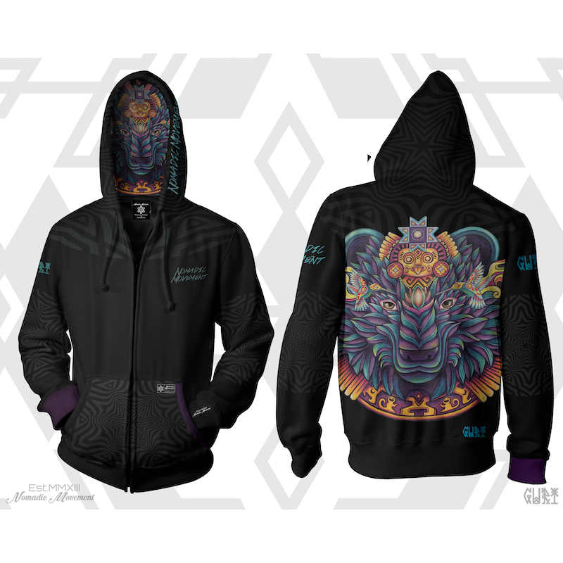 Guri~Bear Zip Hoodie