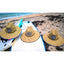 Floral Purp Straw Hat