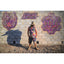 Floral Purp Straw Hat