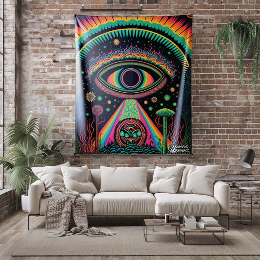 Eye from Space Tapestry