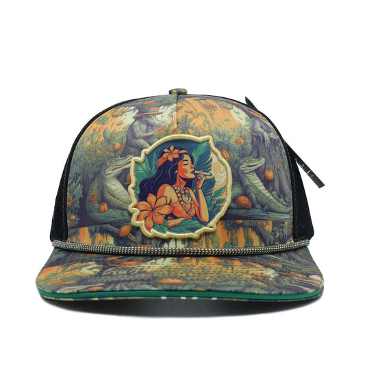 Orange Oasis Snap Back