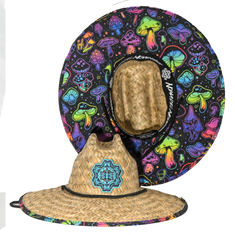Eat More Shrooms Straw Hat